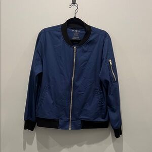 Jaanuu Blue, Black and Gold Fabric Blend